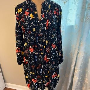 Old Navy black floral mini USED